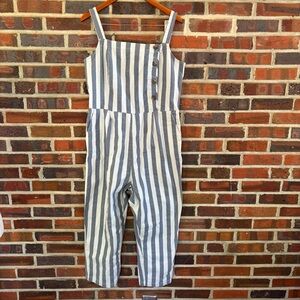 Tommy‎ Hilfiger Blue & White Jumpsuit Women’s Size Large